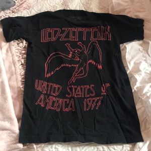 led zeppelin band tee shirt